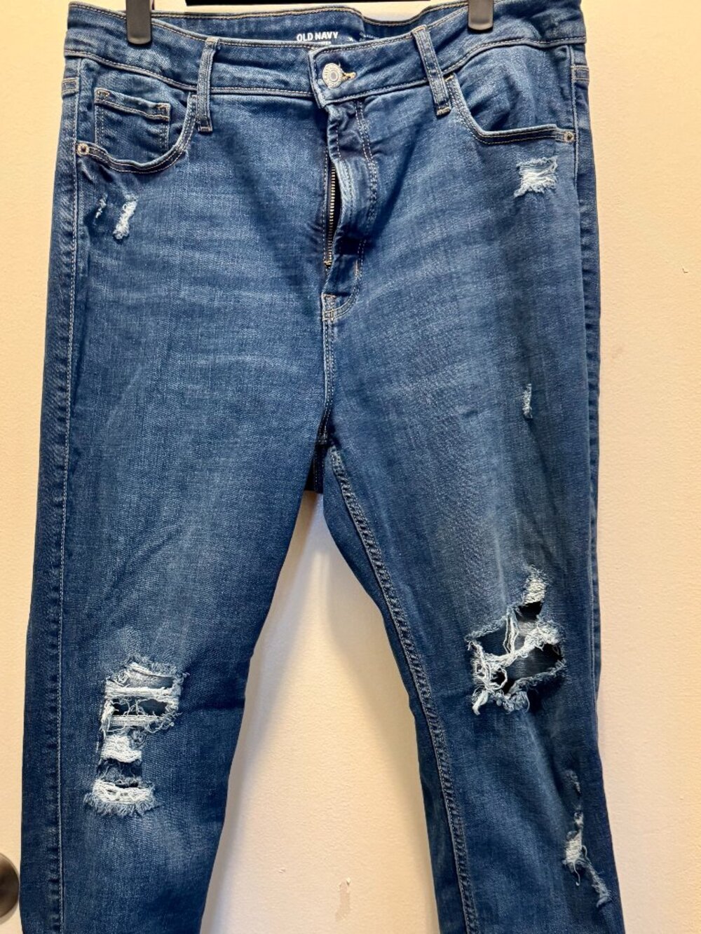 Old Navy Rockstar Super-Skinny Extra High-Rise Women’s Jeans Size 14 Blue